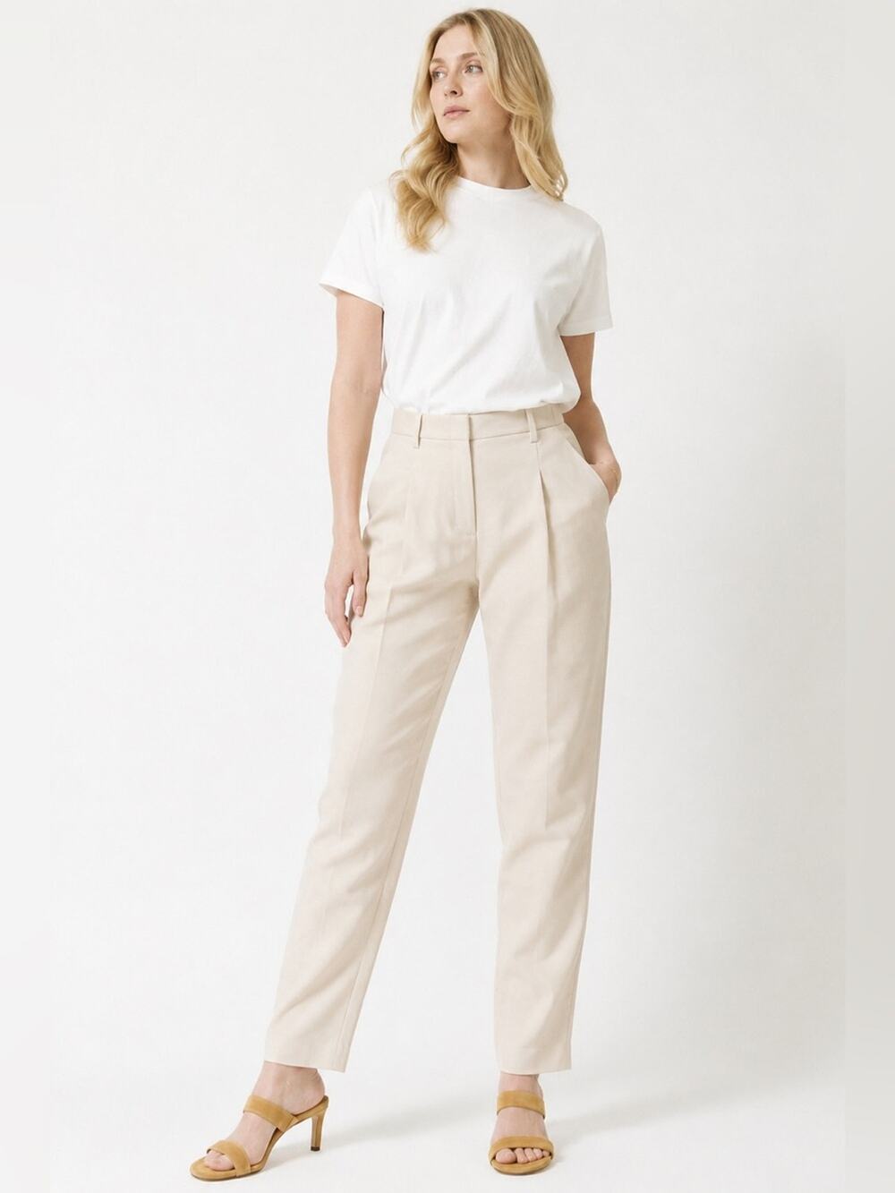Dorothee Schumacher Women's Summer Cruise Pants Straight Leg Size 1 US 2